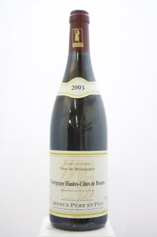 Arnoux Père & Fils Bourgogne Hautes-Côtes de Beaune 2003
