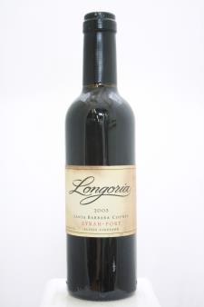 Longoria Syrah-Port Alisos Vineyard 2003