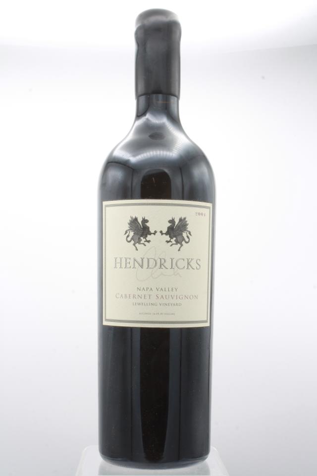 Hope & Grace Wines Cabernet Sauvignon Hendricks Lewelling Vineyard 2004