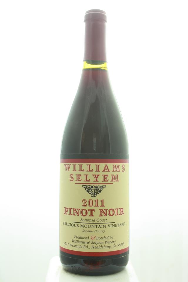 Williams Selyem Pinot Noir Precious Mountain Vineyard 2011