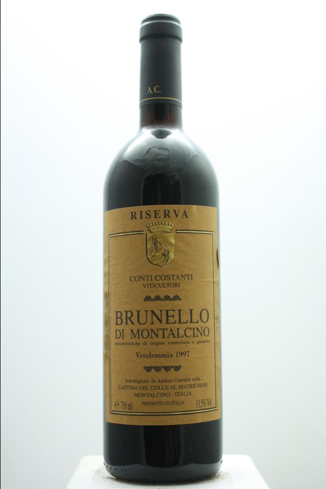 Conti Costanti Brunello di Montalcino Riserva 1997
