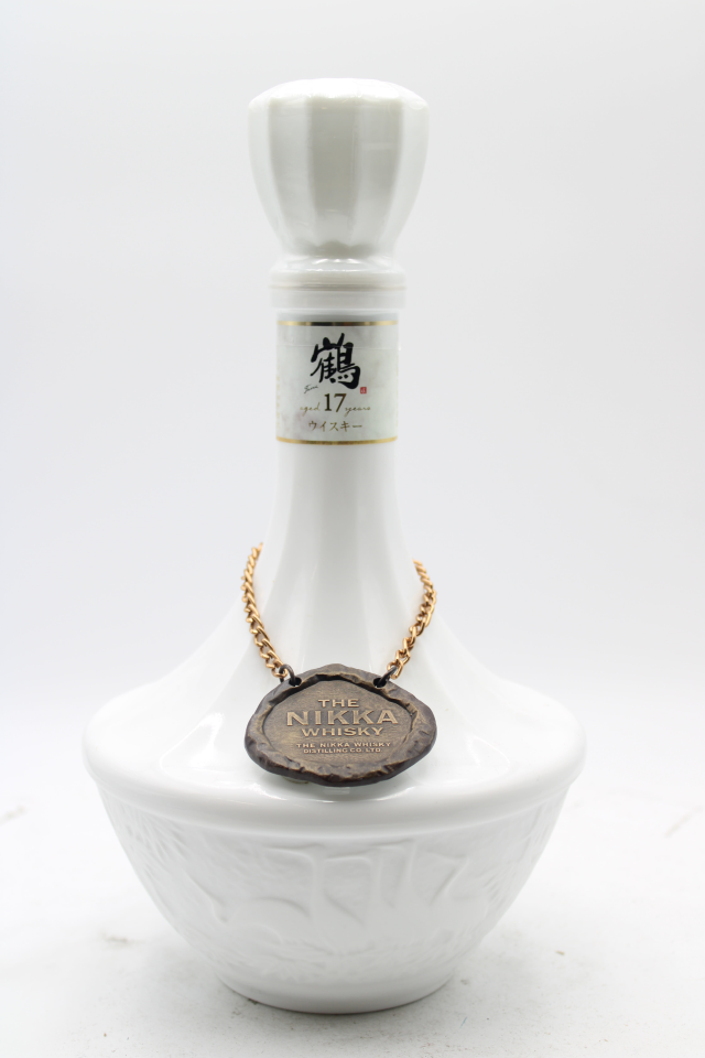 Nikka Whisky Tsuru 17 Year Old White Ceramic Bottle  NV