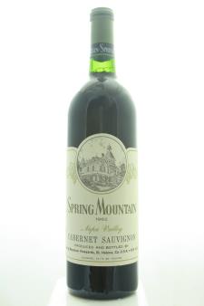 Spring Mountain Cabernet Sauvignon 1982