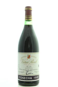 CVNE Viña Real Rioja Tinto Gran Reserva 1981