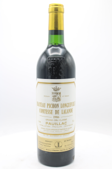 Pichon Longueville Comtesse de Lalande 1986