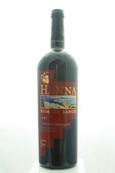 Hanna Winery Cabernet Sauvignon Bismark Ranch 1997
