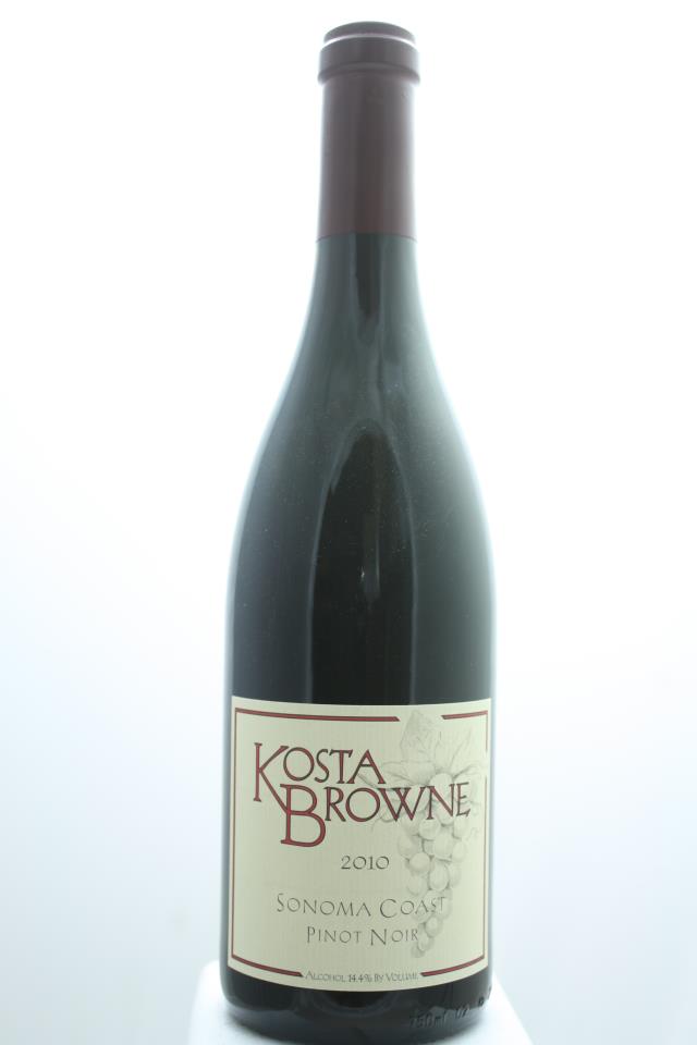 Kosta Browne Pinot Noir Sonoma Coast 2010