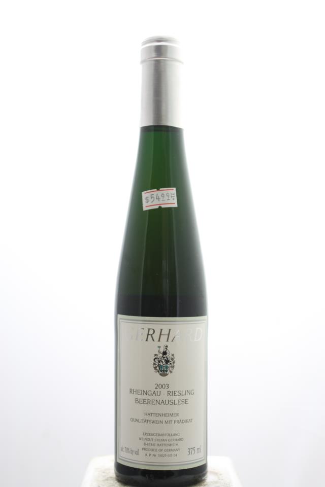 Gerhard Hattenheimer Riesling Beerenauslese #13 2003