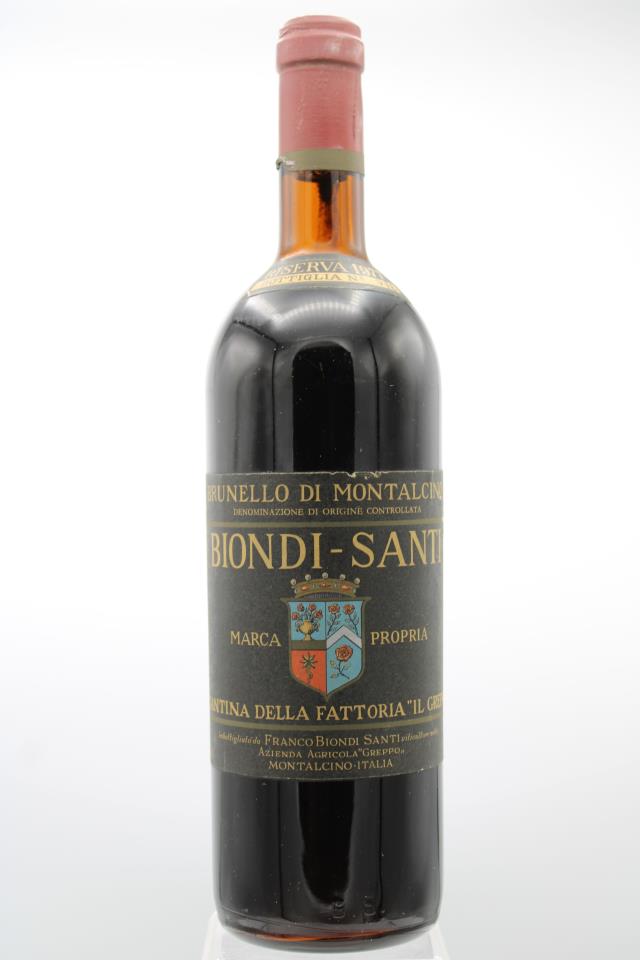 Biondi-Santi (Tenuta Greppo) Brunello di Montalcino Riserva 1977