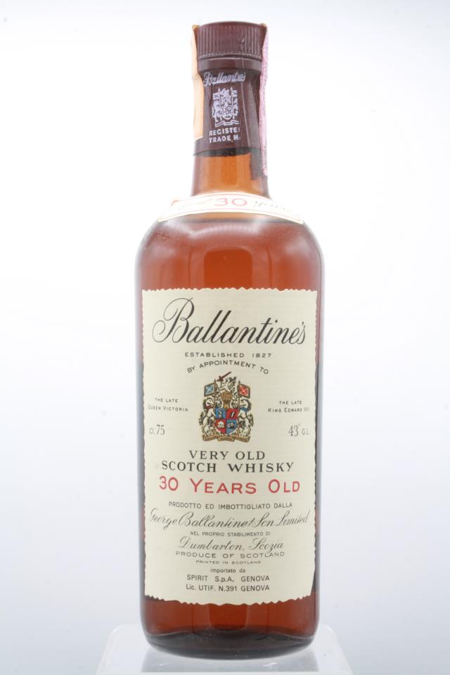 Ballantine's Blended Scotch Whisky Very Old 30-Year-Old NV