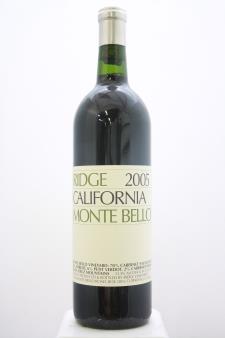 Ridge Vineyards Monte Bello 2005