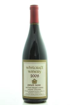 Whitcraft Pinot Noir Aubaine Vineyards 2008