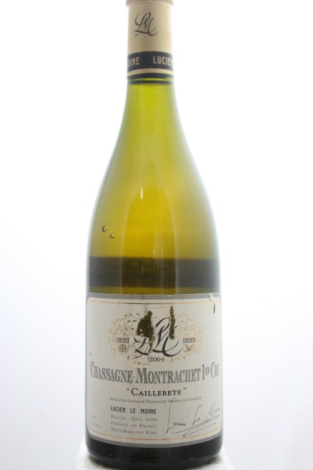 Lucien Le Moine Chassagne Montrachet Cailleret 2004