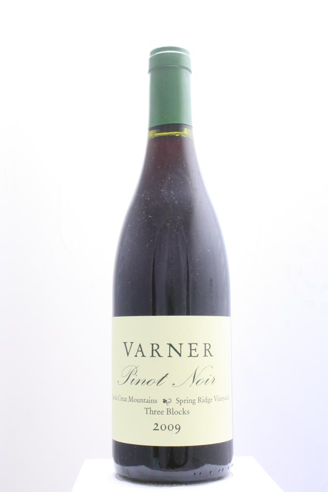 Varner Pinot Noir Three Blocks Spring Ridge Vineyard 2009