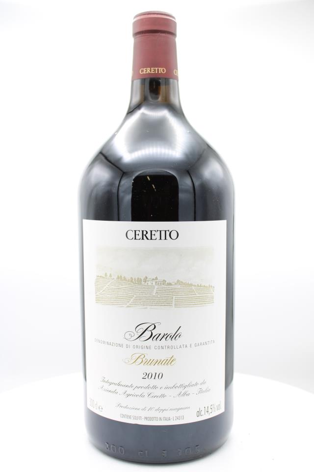 Ceretto Barolo Brunate 2010 Spectrum Wine