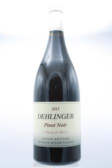 Dehlinger Pinot Noir Champ de Mars 2013