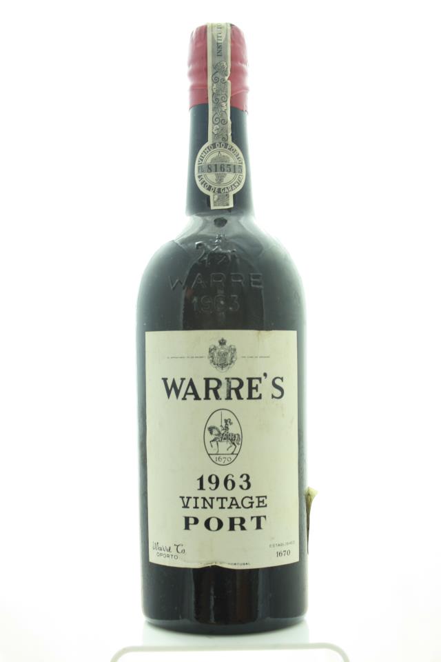 Warre's Vintage Porto 1963