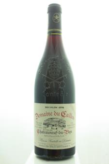 Domaine du Caillou Châteauneuf-du-Pape Cuvée Unique Reserve Vieilles Vignes 1998
