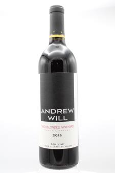 Andrew Will Proprietary Red Two Blondes Vineyard 2015