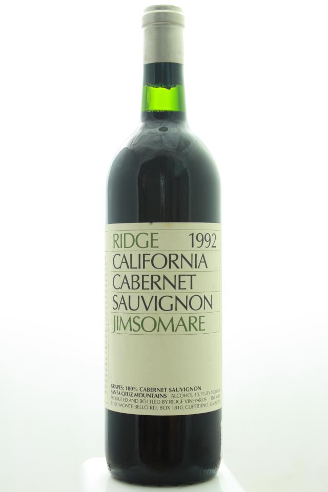 Ridge Vineyards Cabernet Sauvignon Jimsomare 1992