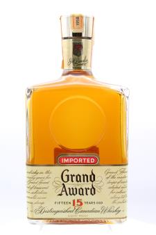 Grand Award Distinguished Canadian Whisky 15-Years-Old NV