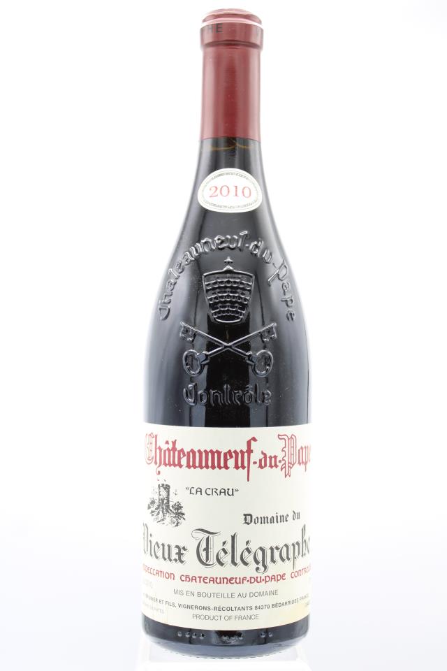 Domaine du Vieux Telegraphe Chateauneuf du Pape La Crau 2010