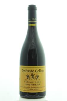 De Ponte Cellars Pinot Noir Willamette Valley 2002