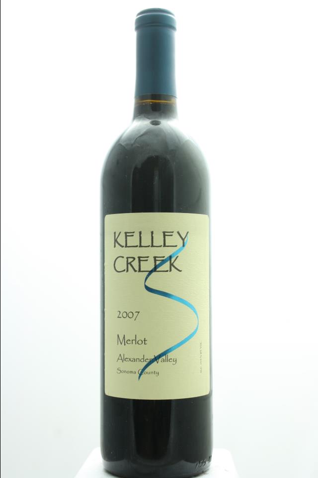 Kelley Creek Merlot Alexander Valley 2007