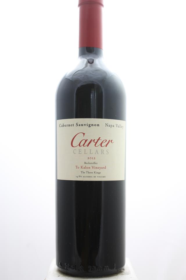 Carter Cabernet Sauvignon Beckstoffer To Kalon Vineyard The Three Kings 2012