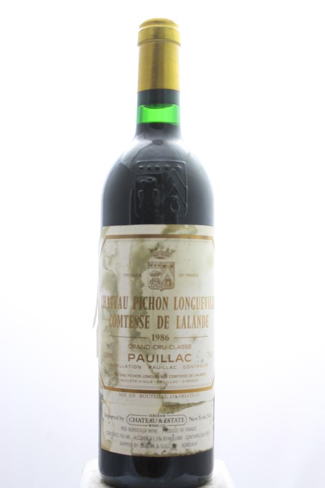 Pichon-Longueville Comtesse de Lalande 1986