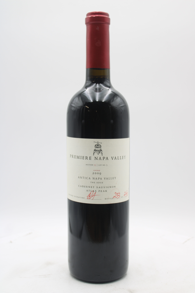 Antinori Antica Cabernet Sauvignon Premiere Napa Valley Auction Lot 2009