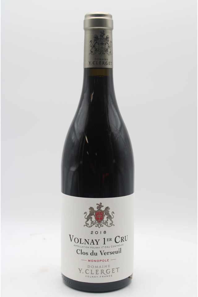 Y. Clerget Volnay Clos du Verseuil Monopole 2018