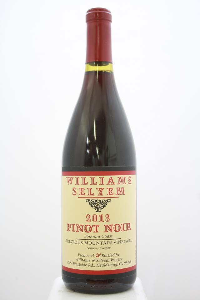 Williams Selyem Pinot Noir Precious Mountain Vineyard 2013