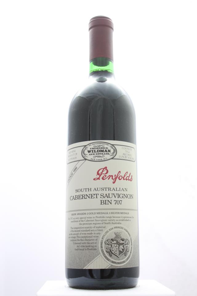 Penfolds Cabernet Sauvignon Bin 707 1986