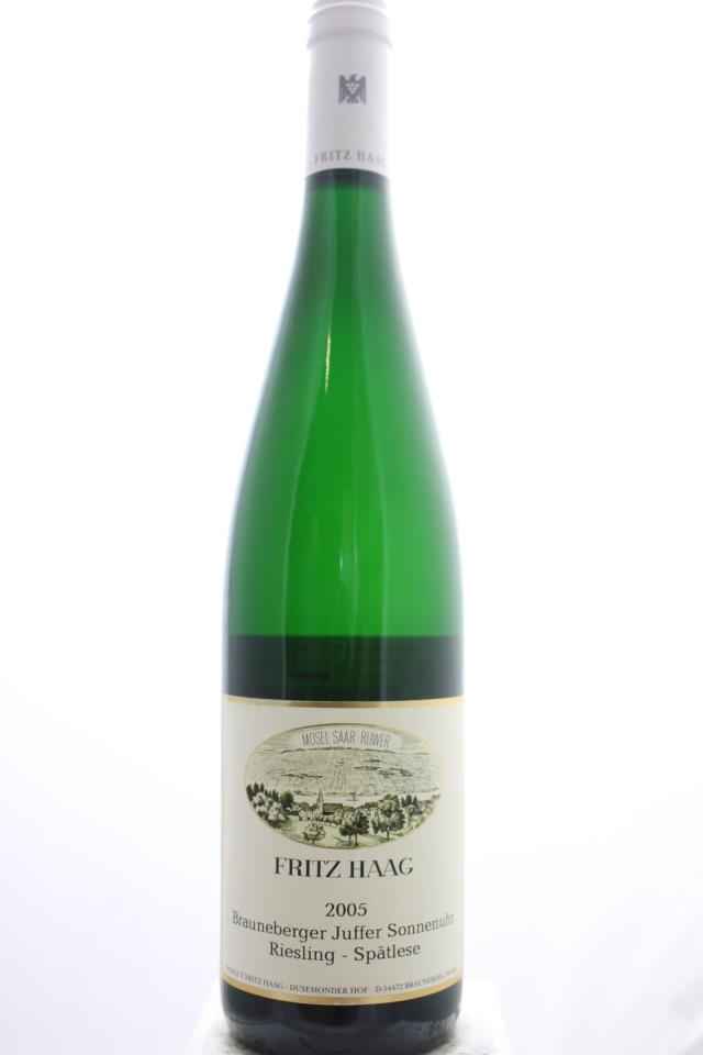 Fritz Haag Brauneberger Juffer-Sonnenuhr Riesling Spätlese #07 2005