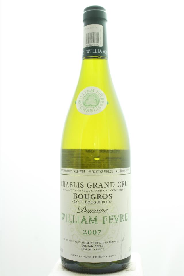 William Fèvre (Domaine) Chablis Bougros Côte Bouguerots 2007