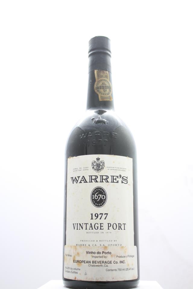 Warre's Vintage Porto 1977