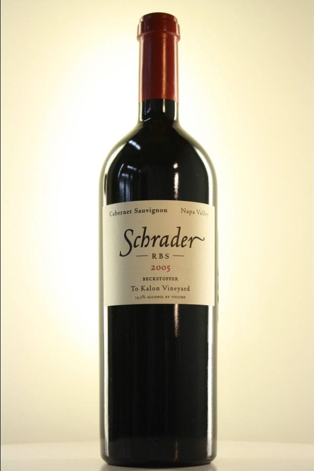 Schrader RBS Beckstoffer To Kalon Vineyard Cabernet Sauvignon 2005