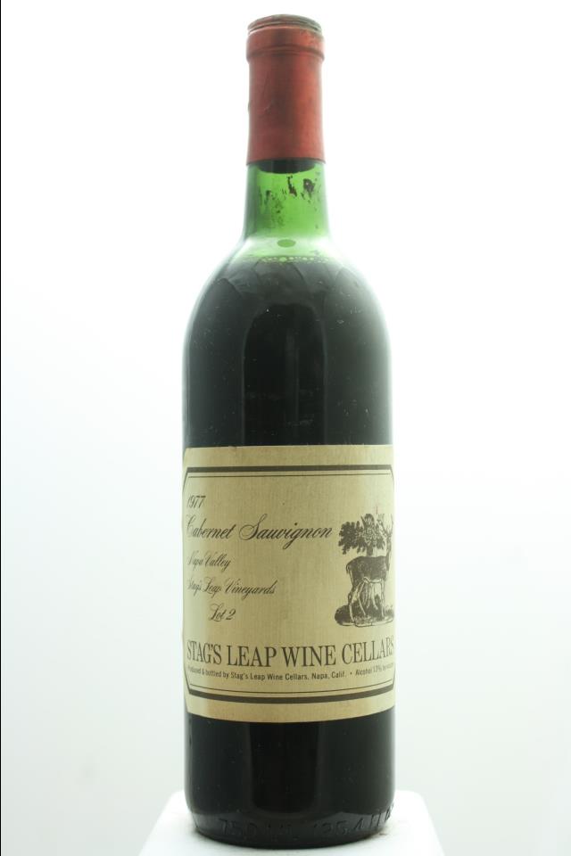 Stag's Leap Wine Cellars Cabernet Sauvignon SLV Lot 2 1977