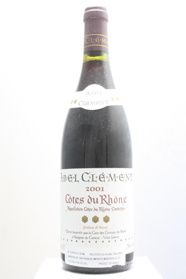 Cave des Coteaux-du-Rhône Abel Clément Côtes du Rhône 2001