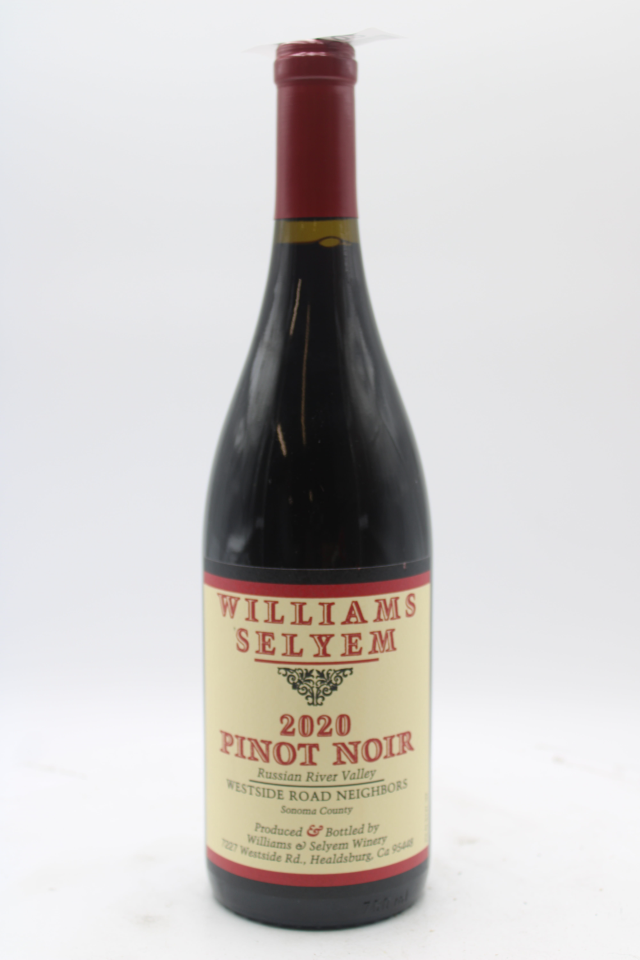 Williams Selyem Pinot Noir Westside Road Neighbors 2020