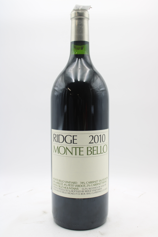 Ridge Vineyards Monte Bello 2010