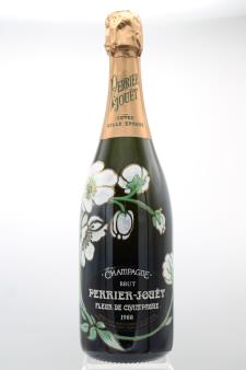 Perrier-Jouet Fleur de Champagne Belle Epoque Brut Gift Set With 4 Flutes 1988
