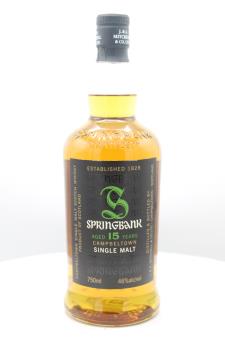 J & A Mitchell & Co (Springbank) Campbeltown Single Malt Scotch Whisky 15-Years-Old NV
