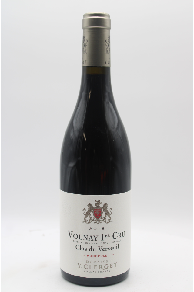 Y. Clerget Volnay Clos du Verseuil Monopole 2018