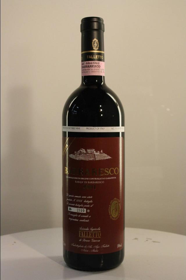 B. Giacosa Barbaresco Riserva Rabaja di Barbaresco 2001
