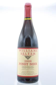 Williams Selyem Pinot Noir Allen Vineyard 2000