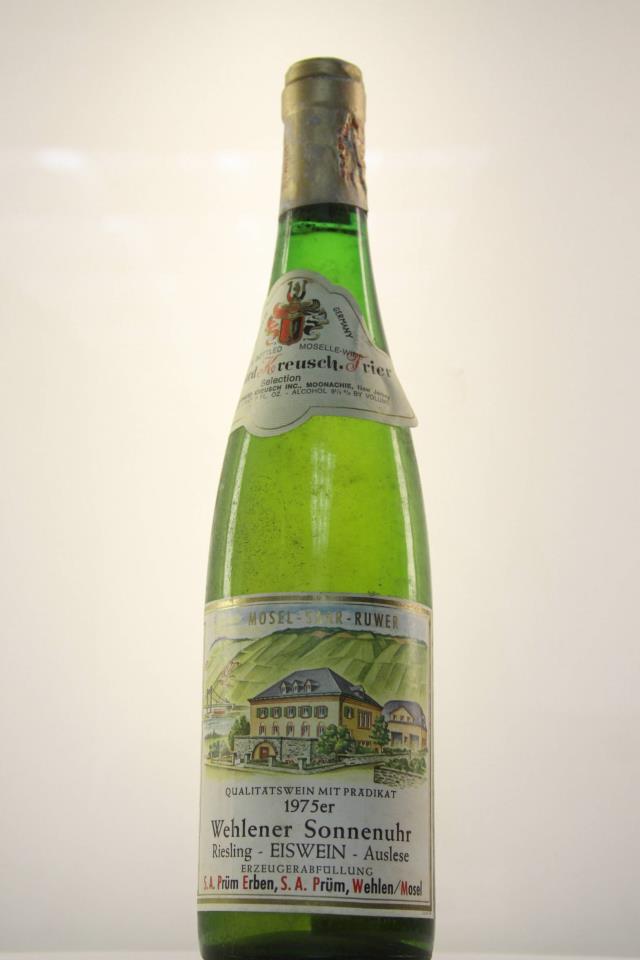 S.A. Prum Wehlener Sonnenuhr Riesling Eiswein Auslese 1975