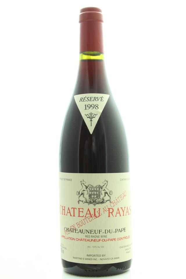 Château Rayas Châteauneuf-du-Pape Réservé 1998