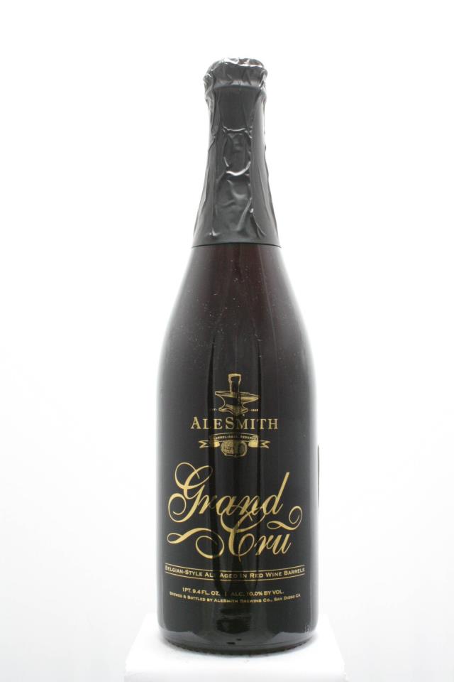 AleSmith Brewing Co. Grand Cru Belgian-Style Dark Ale Aged in Red Wine Barrels 2012
